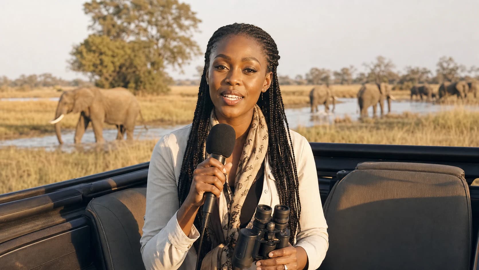 Lebo Wild pendant son direct Safari à Maun
